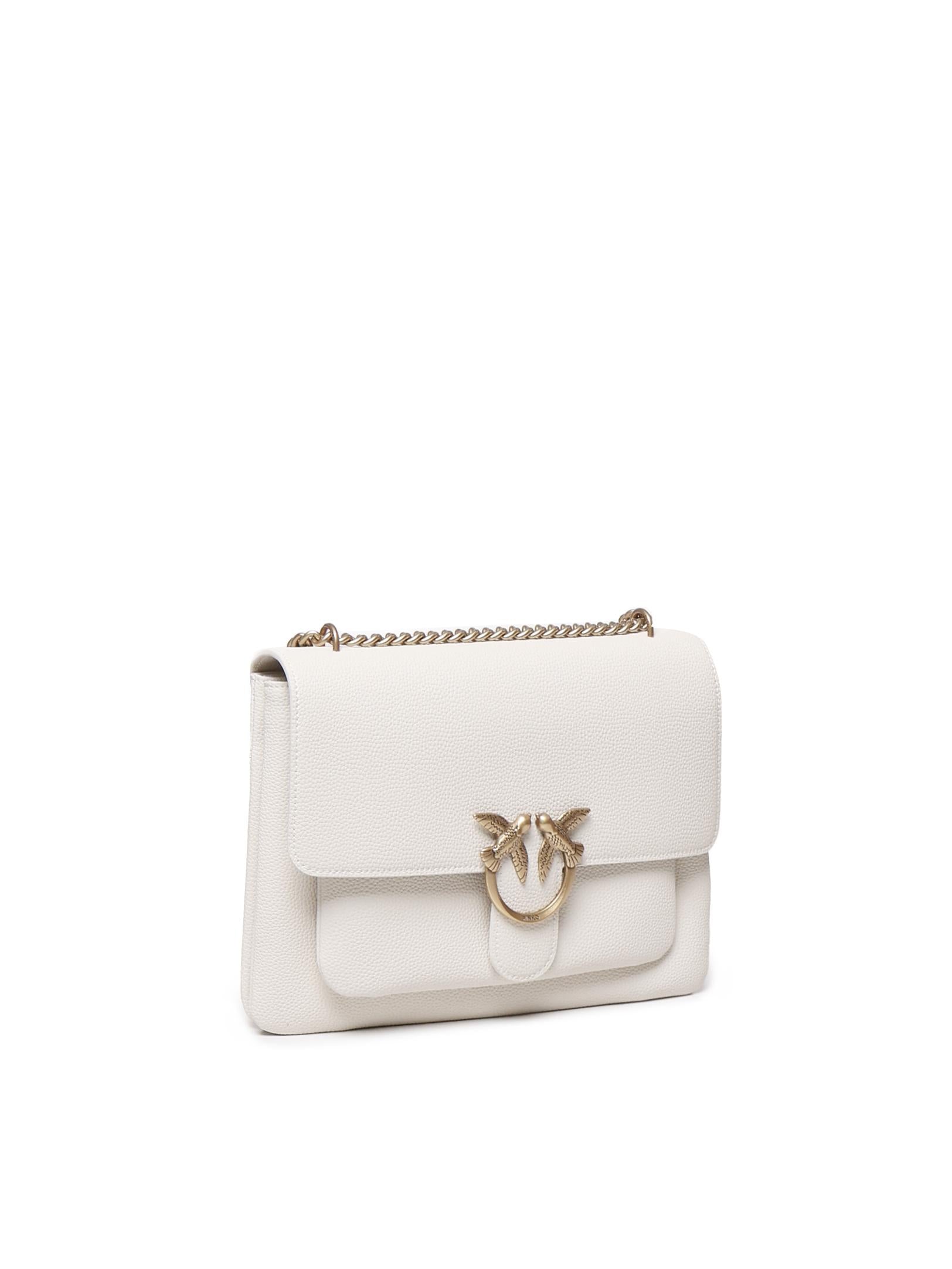 Borsa piccola a tracolla Love Bag in pelle morbida<BR/> 104527 A29QZ14Q PINKO 