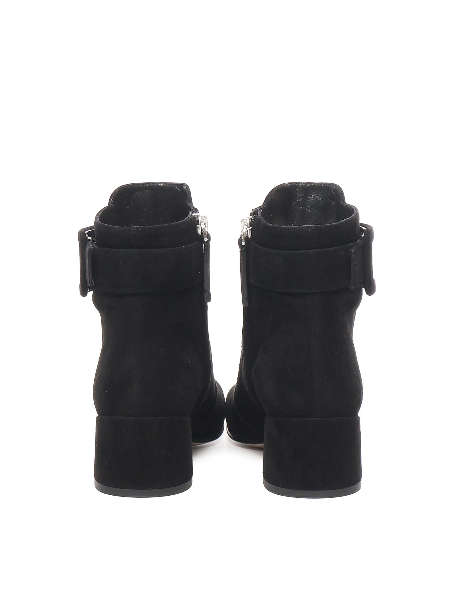 Stivaletti Très Vivier in camoscio RVW75140570HR0 B999 ROGER VIVIER 