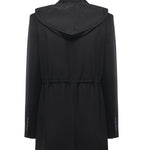 Giacca con cappuccio e coulisse 106117 A30CZ99 PINKO 