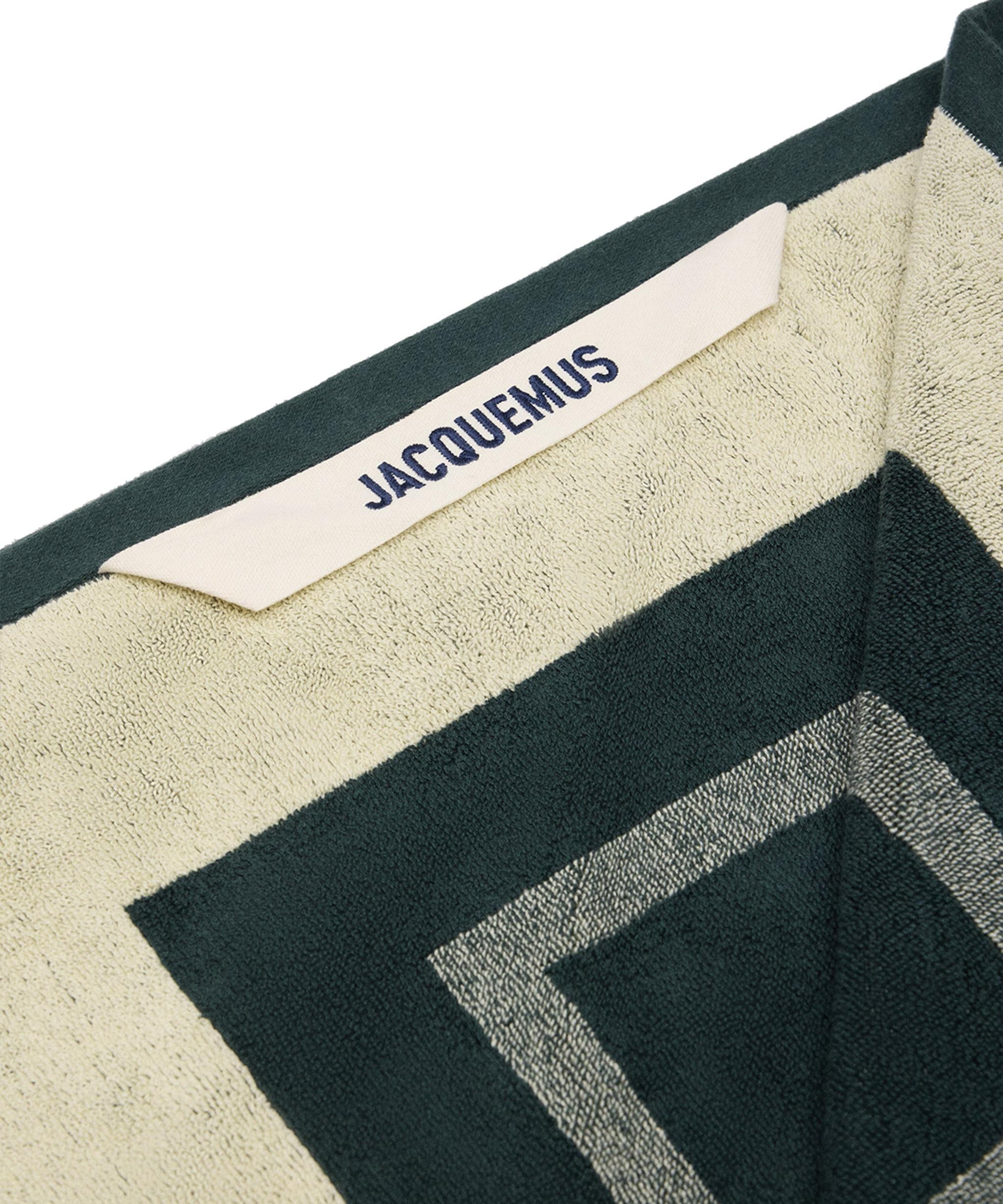Telo da mare con logo jacquard 255AC737 60085CE JACQUEMUS 