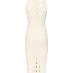 Abito midi in maglia traforata 105190 A2LWC00 PINKO 