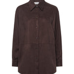 Camicia con fondo arrotondato DC5157 BROWN OTTOD'AME 
