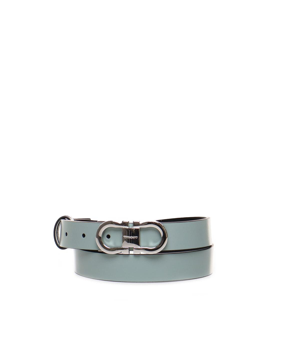 Cintura Gancini in pelle di vitello reversibile 230294 771066001 FERRAGAMO 