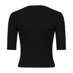 Maglia cropped con logo 102017 A18MZ99 PINKO 