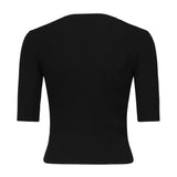 Maglia cropped con logo 102017 A18MZ99 PINKO 