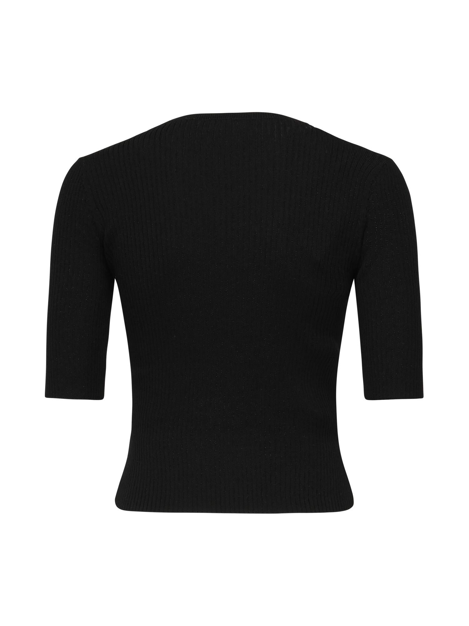 Maglia cropped con logo 102017 A18MZ99 PINKO 