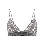 Top con cristalli GWP02270 P00197570352 GOLDEN GOOSE 