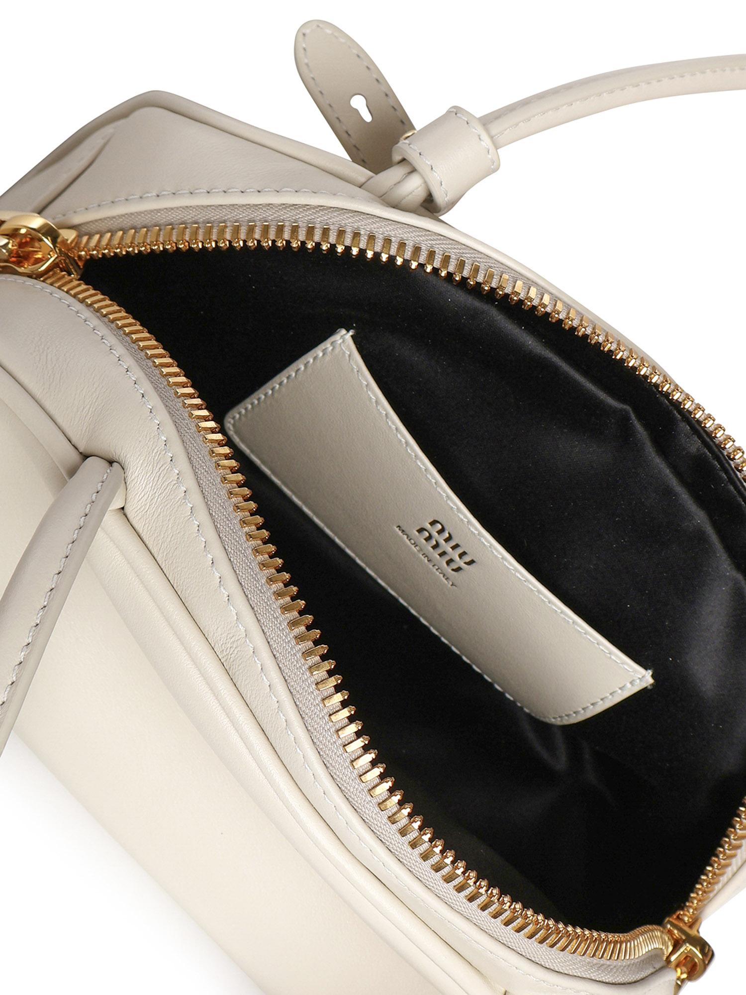 Borsa Beau in pelle 5BB192 2CRWF0K74 MIU MIU 