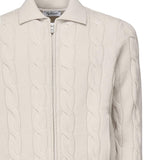 Giacca cardigan a coste<BR/> 3180 19652113 GALIANO 