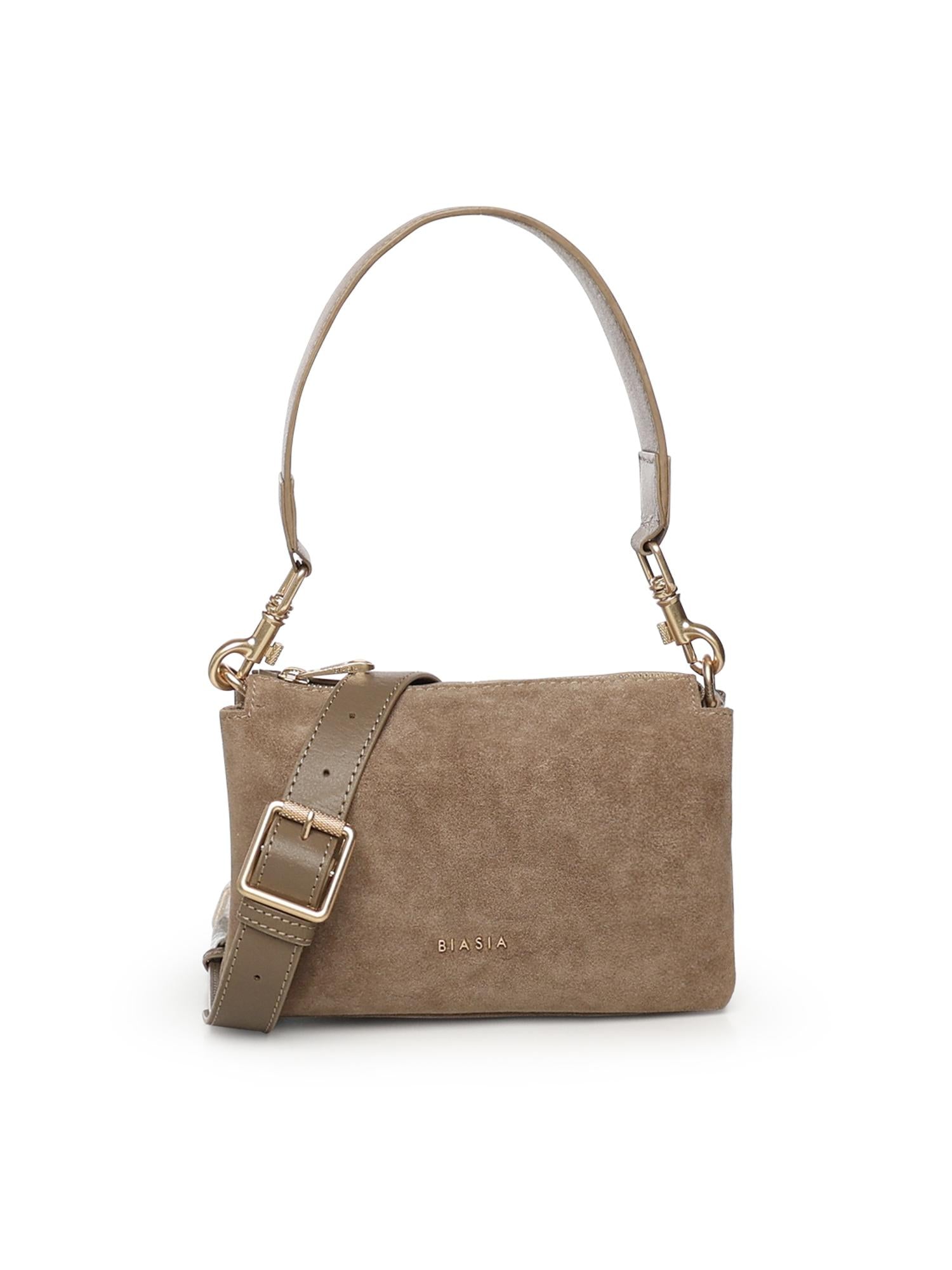 Borsa a tracolla Feather Small BIBP9F801C TAUPE BIASIA 