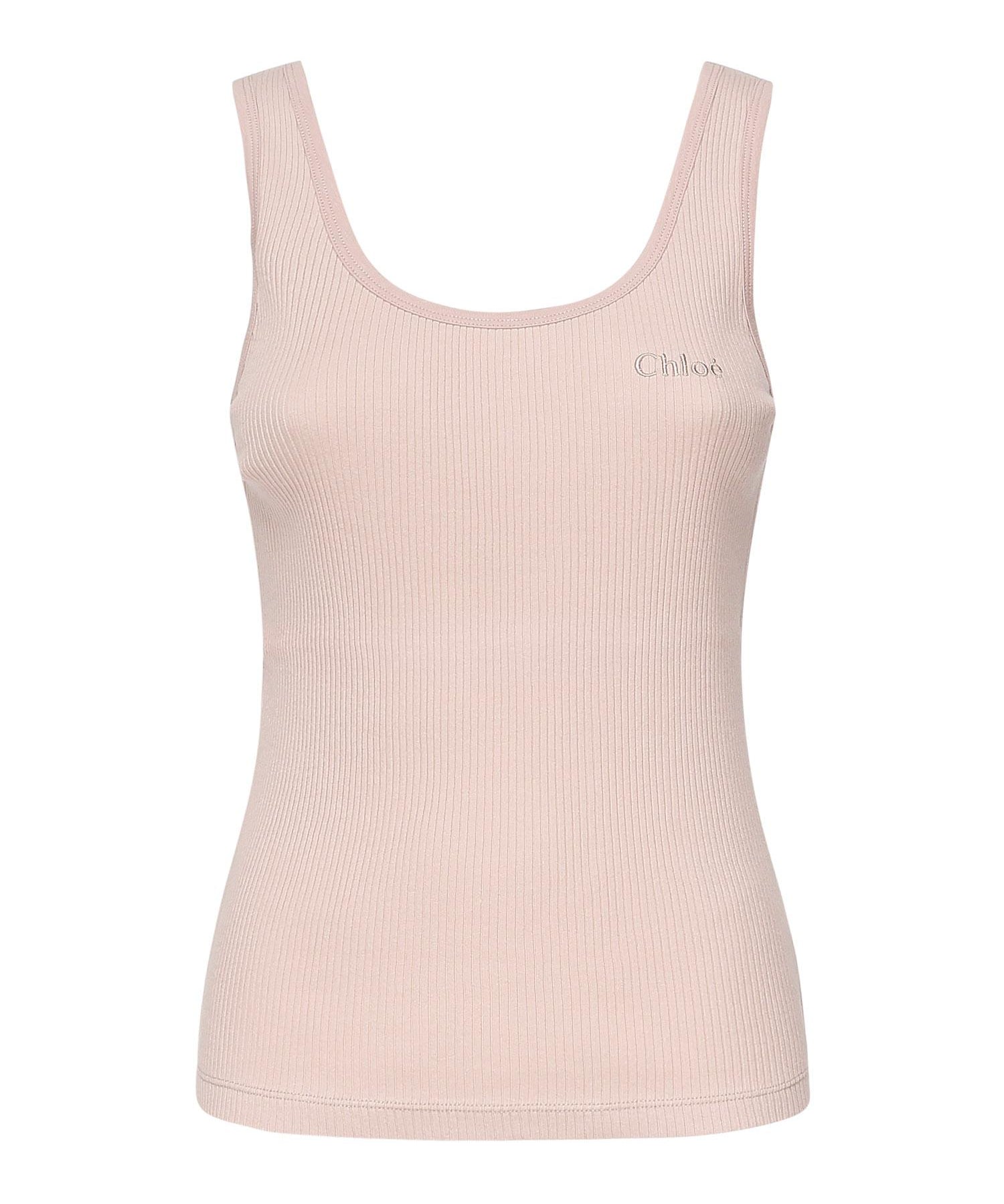 Canotta con logo CHC25AJH12180 6K2 CHLOÉ 