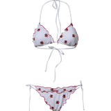 Bikini a triangolo con stampa SAGI001 00636L MC2 SAINT BARTH 
