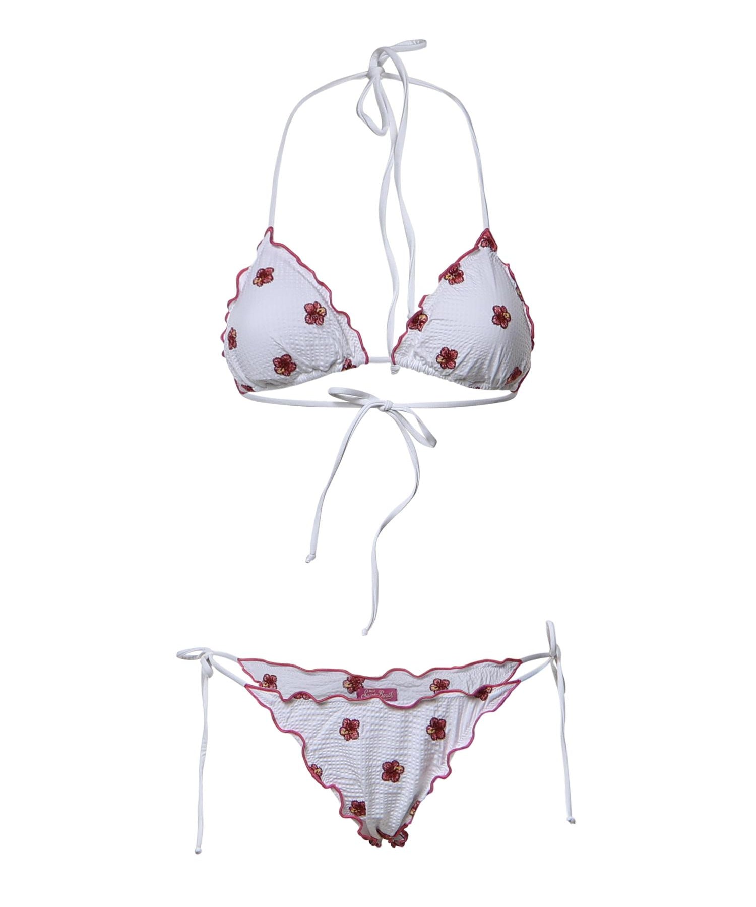 Bikini a triangolo con stampa SAGI001 00636L MC2 SAINT BARTH 