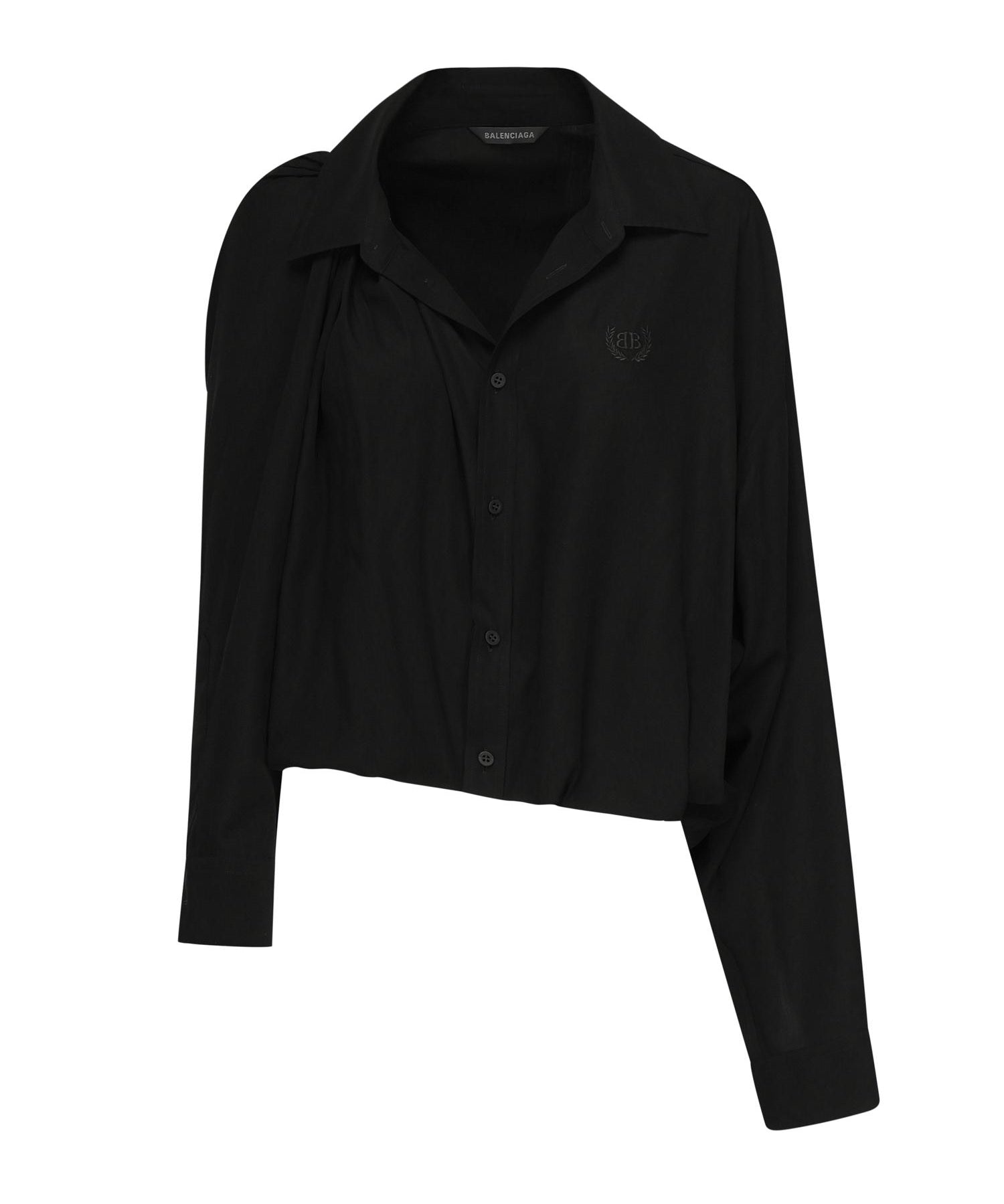 Camicia monospalla in popeline 839287 TRO371000 BALENCIAGA 
