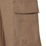 Pantaloni in lino FB1135 AVSGF19FJ FENDI 