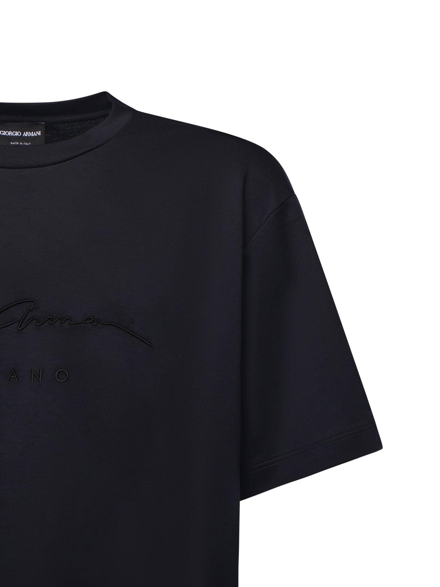 T-shirt con logo in cotone 6GSM90SJ RQZUBSG EMPORIO ARMANI 