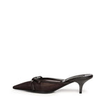 Sabot con tacco in tessuto rete 5R594E 099F0003 MIU MIU 