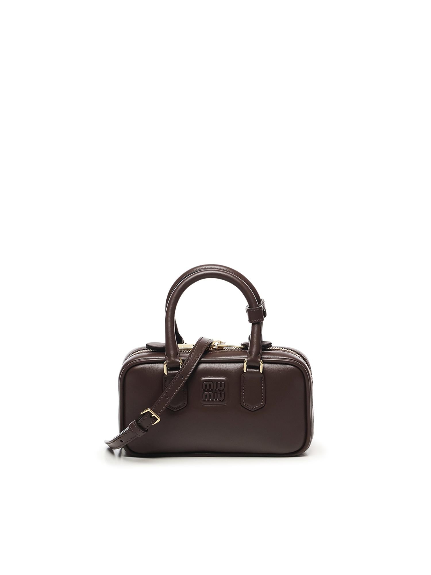Mini borsa Arcadie in pelle 5BP088 ACR3F0NBL MIU MIU 