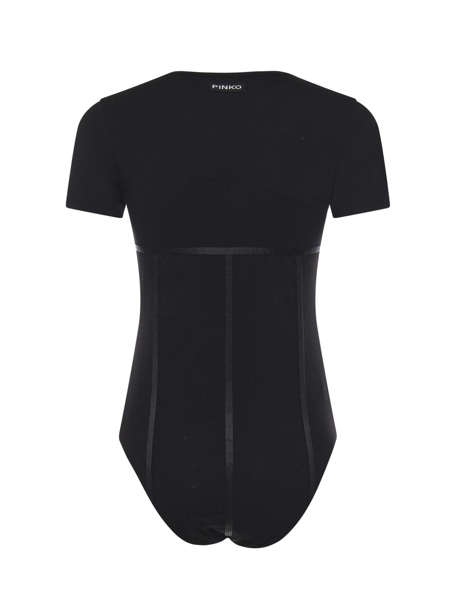 Body bustier in jersey di cotone 106487 A36IZ99 PINKO 