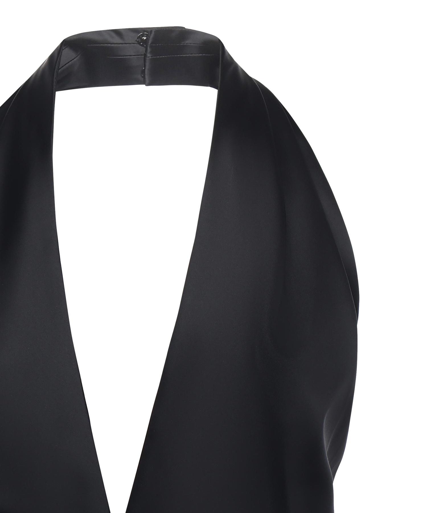 Top incrociato in satin 79AJM692 N0451899 GENNY 