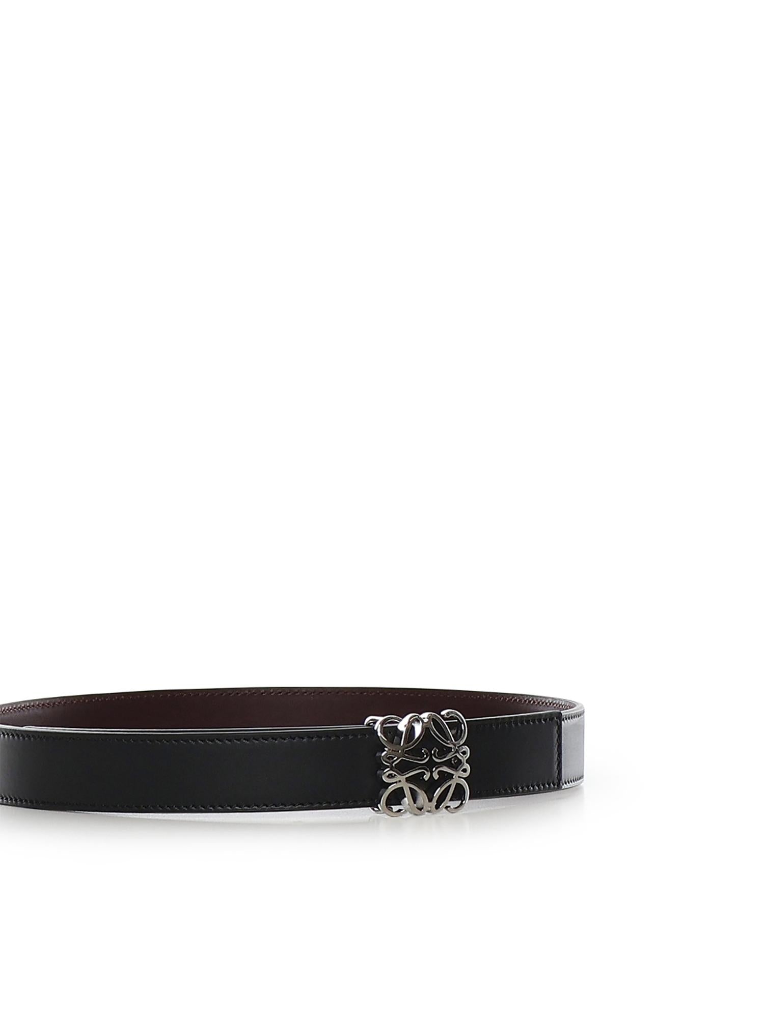 Cintura reversibile Anagram Bombé in pelle di vitello E821Z26X11 1101 LOEWE 