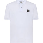 Polo in cotone con logo L1S152200008 S0017V1001 STONE ISLAND 
