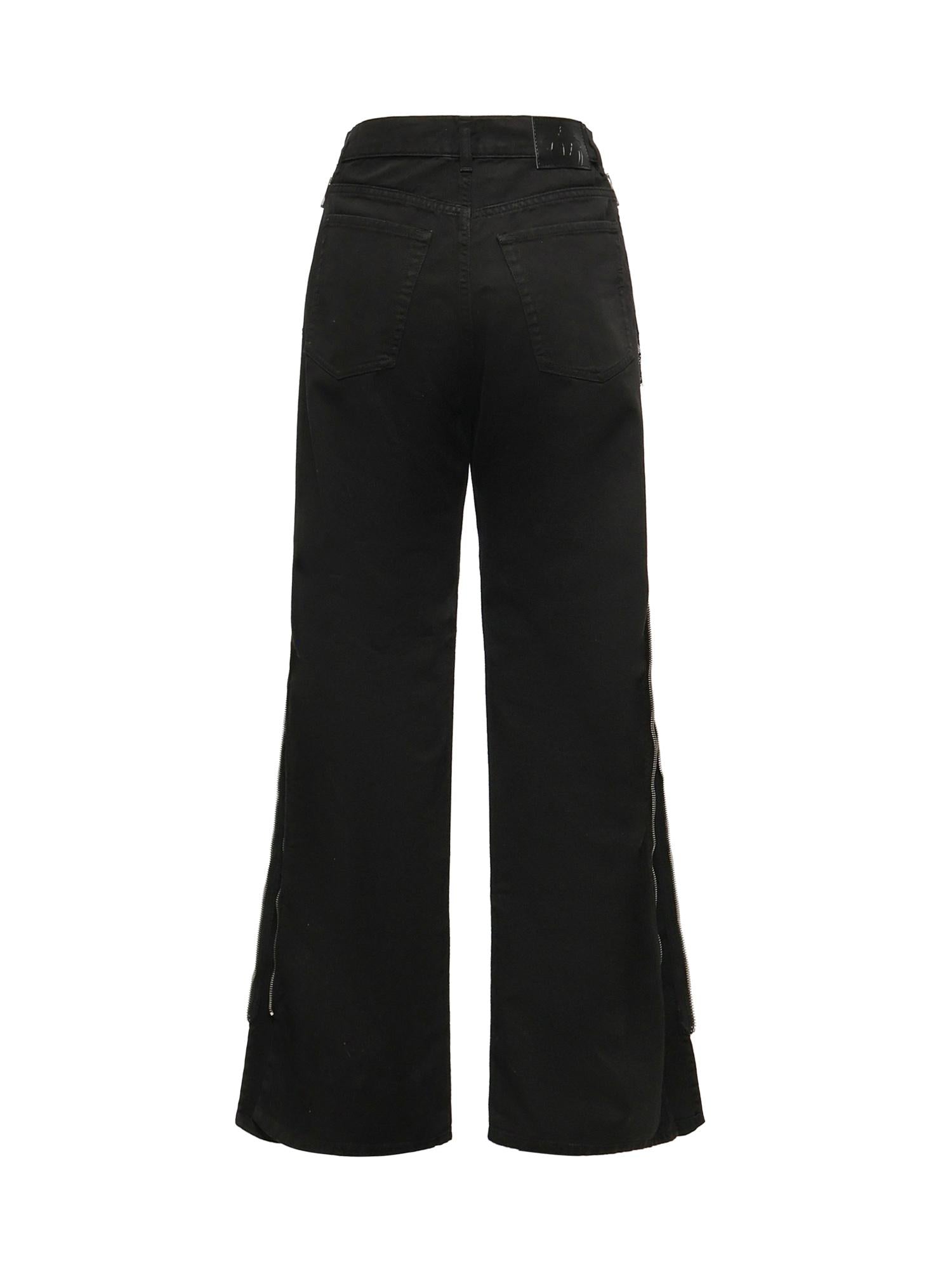Jeans Wanda con zip laterali 104928 A2V2Z99 PINKO 