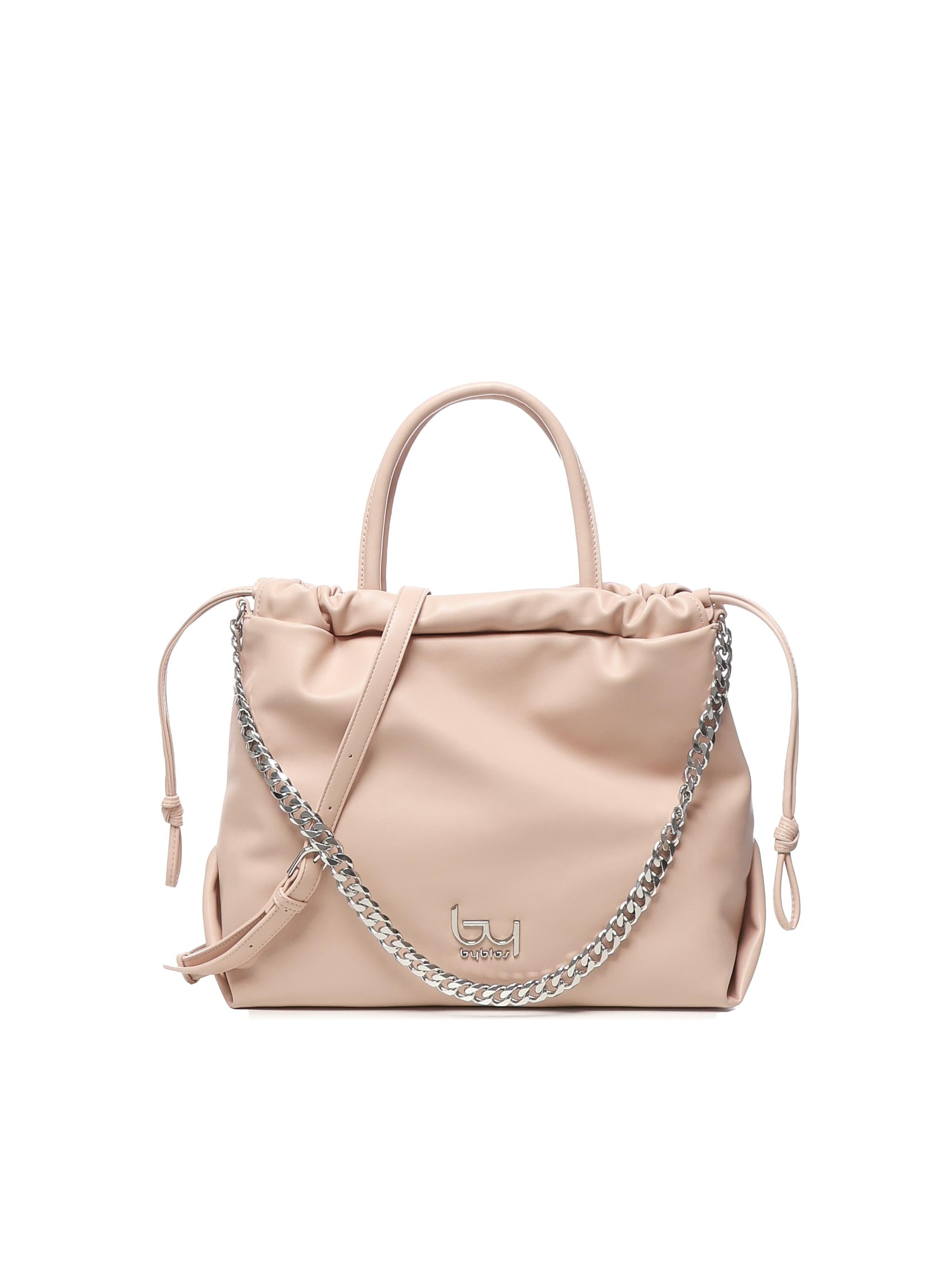 Borsa Gomez con coulisse<BR/> BYBS87A01 POWDER PIN BY BYBLOS 