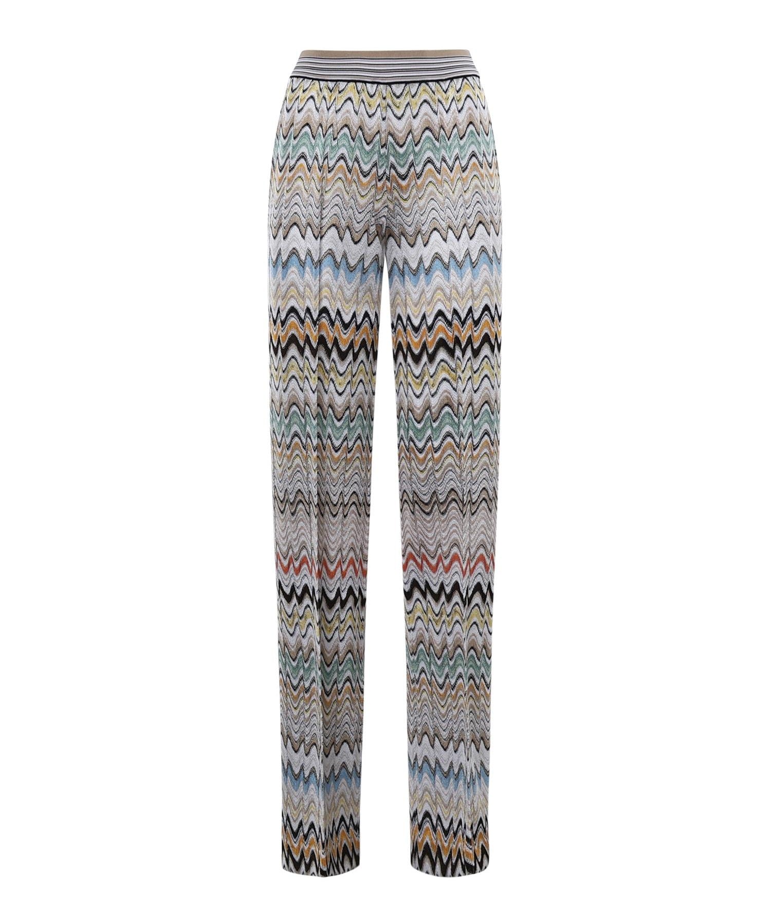 Pantaloni Wave in misto viscosa DS26SI09 BR015BSMSNN MISSONI 