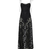 Abito lungo Claudia Rose CD3813 BLACK FOR LOVE & LEMONS 