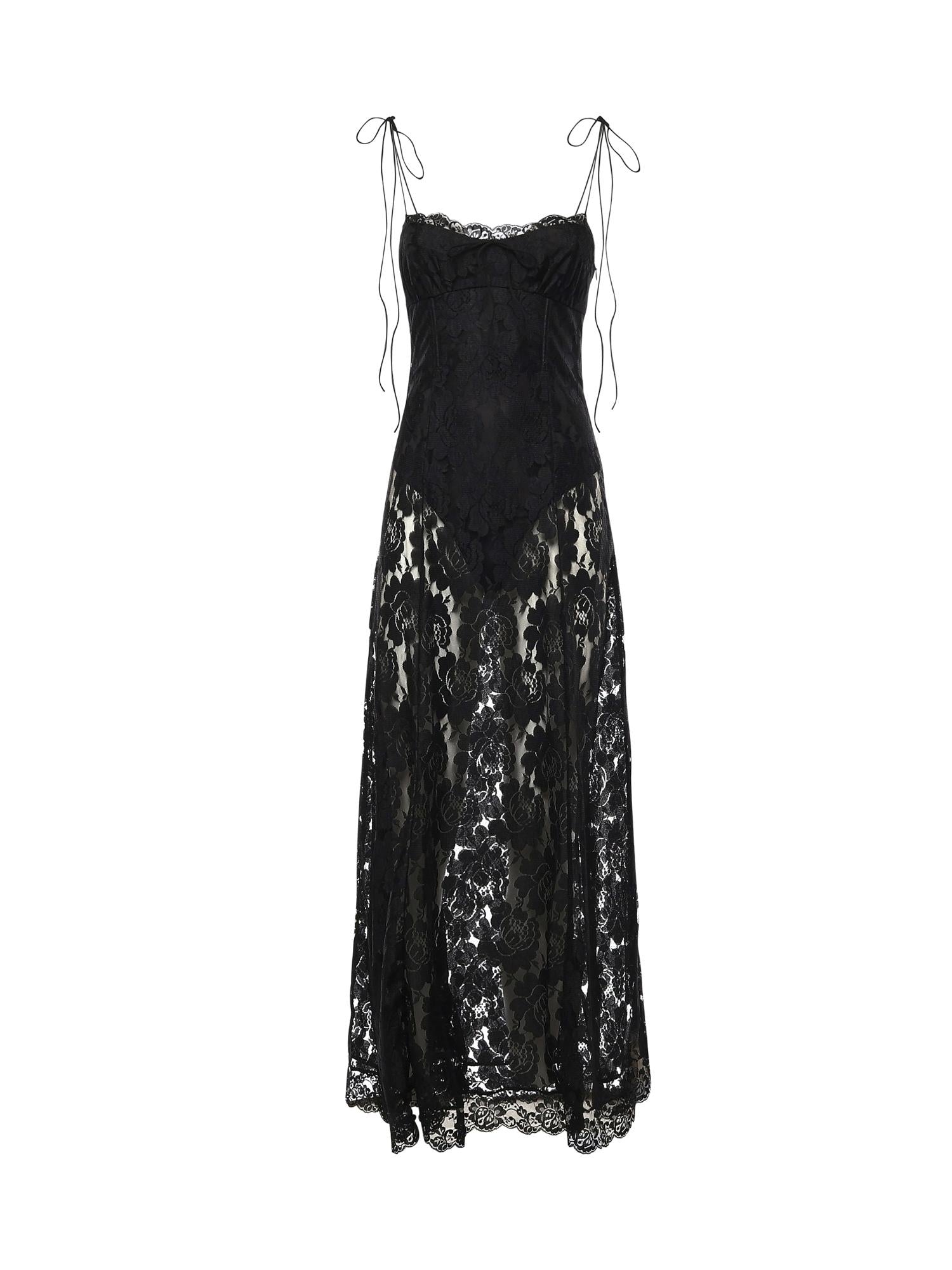 Abito lungo Claudia Rose CD3813 BLACK FOR LOVE & LEMONS 