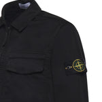 Overshirt in raso di cotone con logo L1S151200015 S0012V0029 STONE ISLAND 