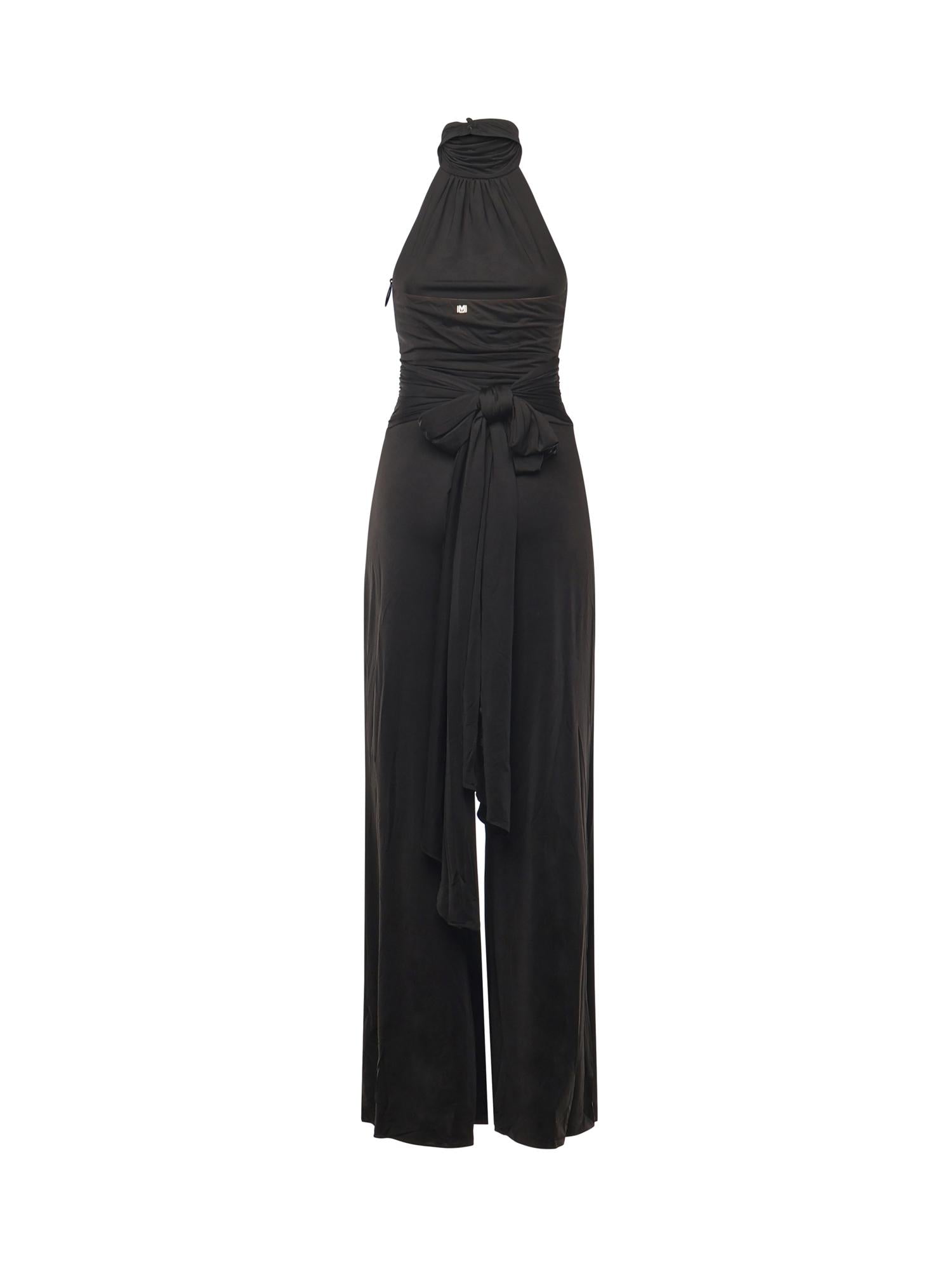 Tuta gamba larga Olivia 5BGD16 6259AJBLK MARCIANO BY GUESS 