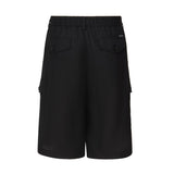 Bermuda cargo in lino con placca GV5TAT GH253N0000 DOLCE & GABBANA 