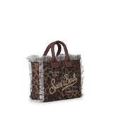 Borsa Vanity mini in canvas leopardato VAMI001 00190L MC2 SAINT BARTH 