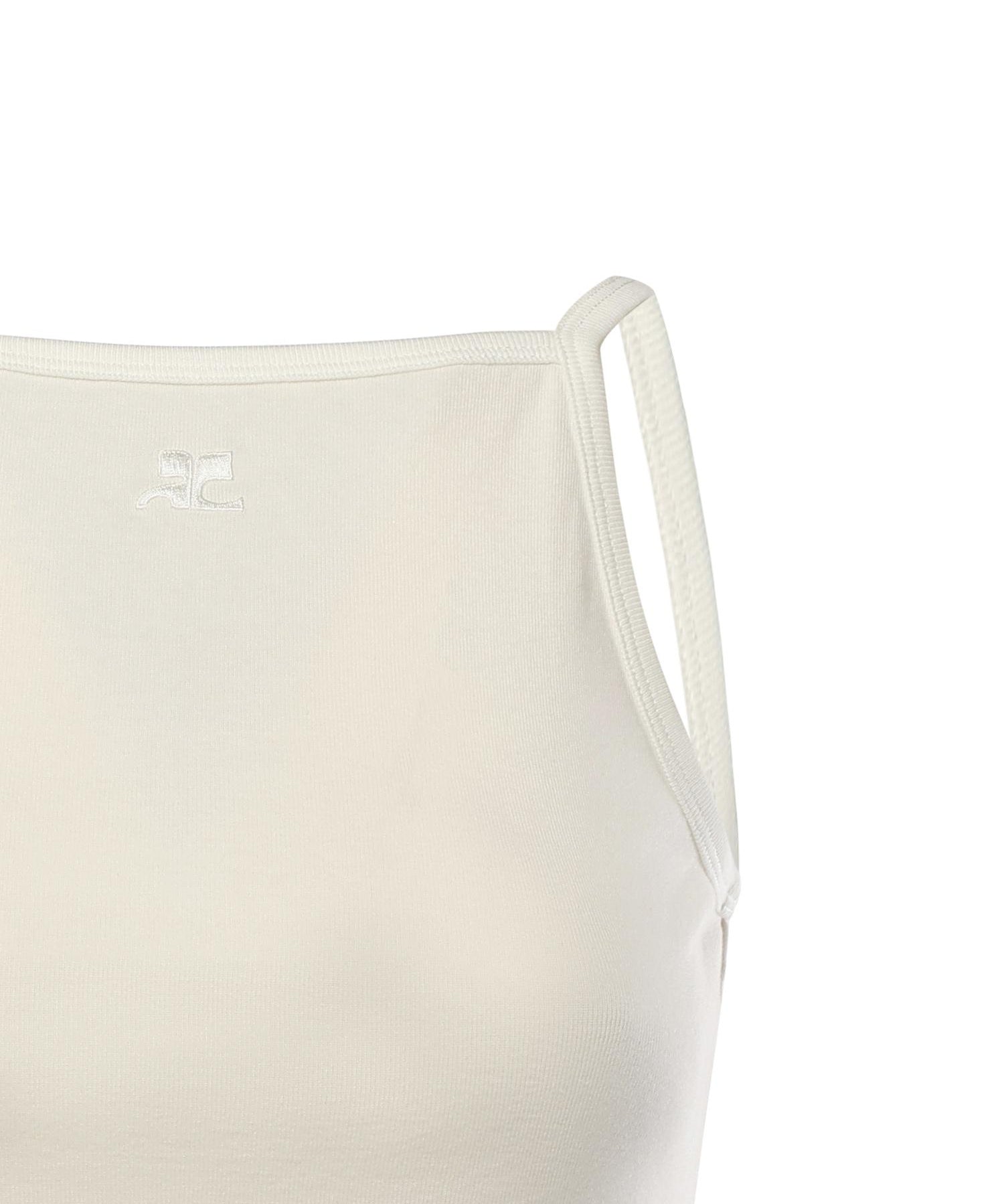 Canotta Contrast in cotone 126JDE149JS0203 B215 COURREGES 