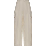 Pantaloni fluidi in cotone 106278 A2ERC03 PINKO 