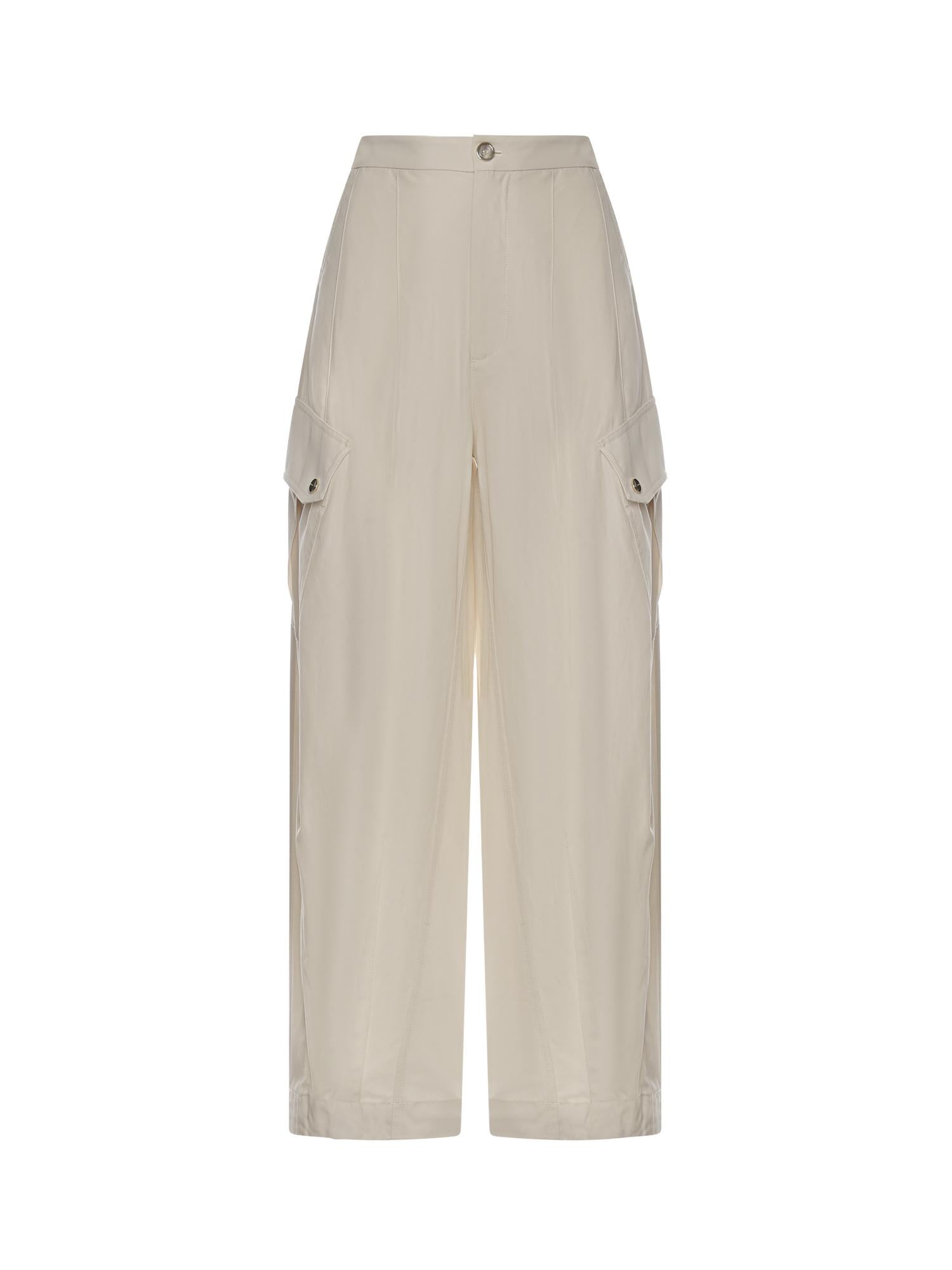 Pantaloni fluidi in cotone 106278 A2ERC03 PINKO 