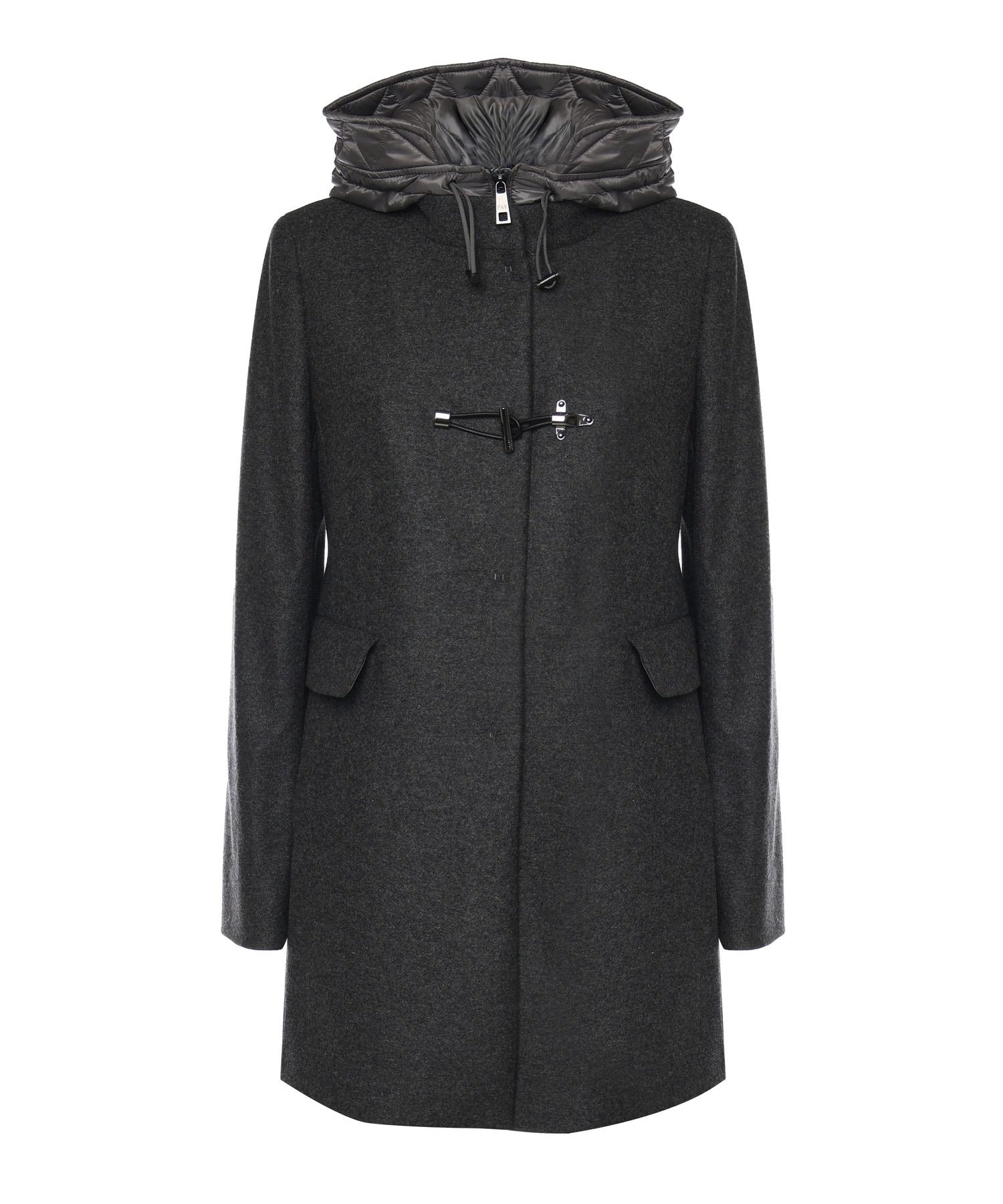Toggle Coat in panno di lana mélange<BR/> NAW59513430XMY B803 FAY 
