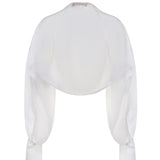 Coprispalle in organza di seta 80AJQ52A N0193003 GENNY 