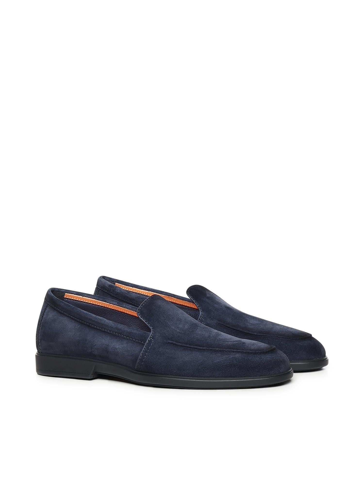 Mocassino in suede MGAR18829OOTS EAAU60 SANTONI 