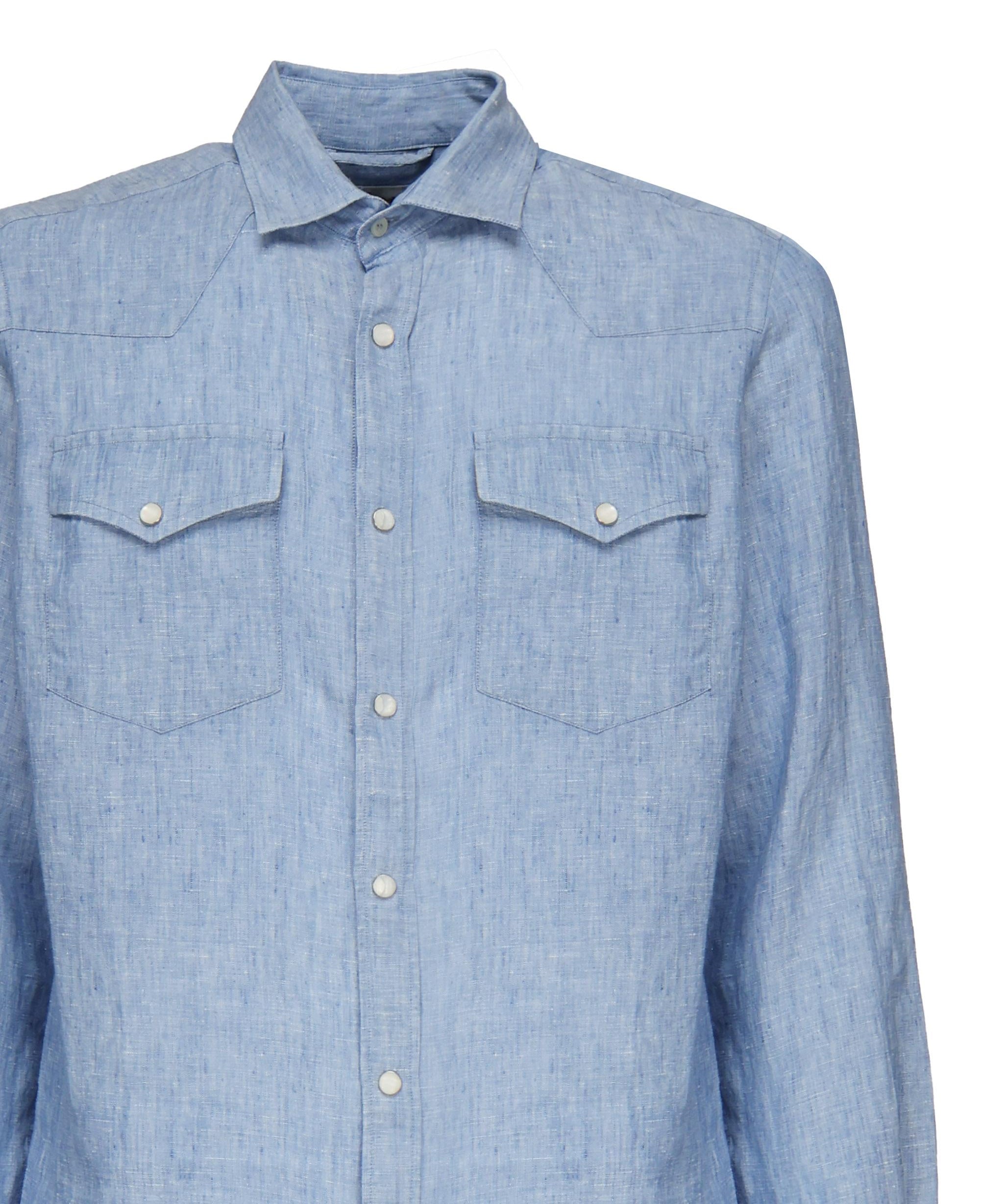 Camicia Greg in lino GRG0001 00339H MC2 SAINT BARTH 