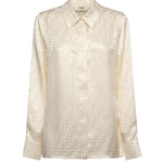 Camicia in seta FF jacquard FS8140 AJ0ZF1M2A FENDI 