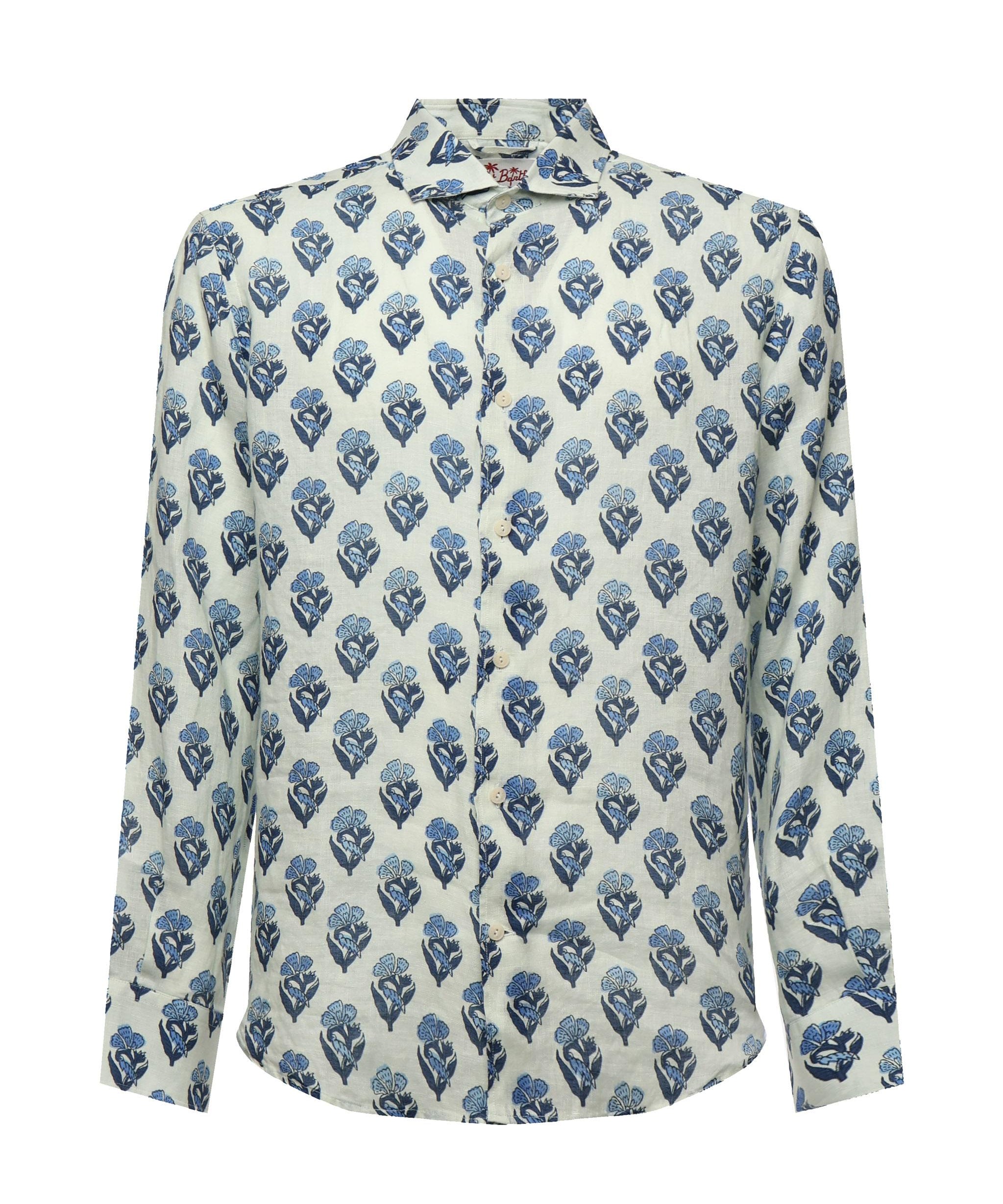Camicia Pamplona con stampa PAMP001 01911H MC2 SAINT BARTH 