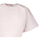 T-shirt in taffetà AA9H1193W039A 416 ALAIA 