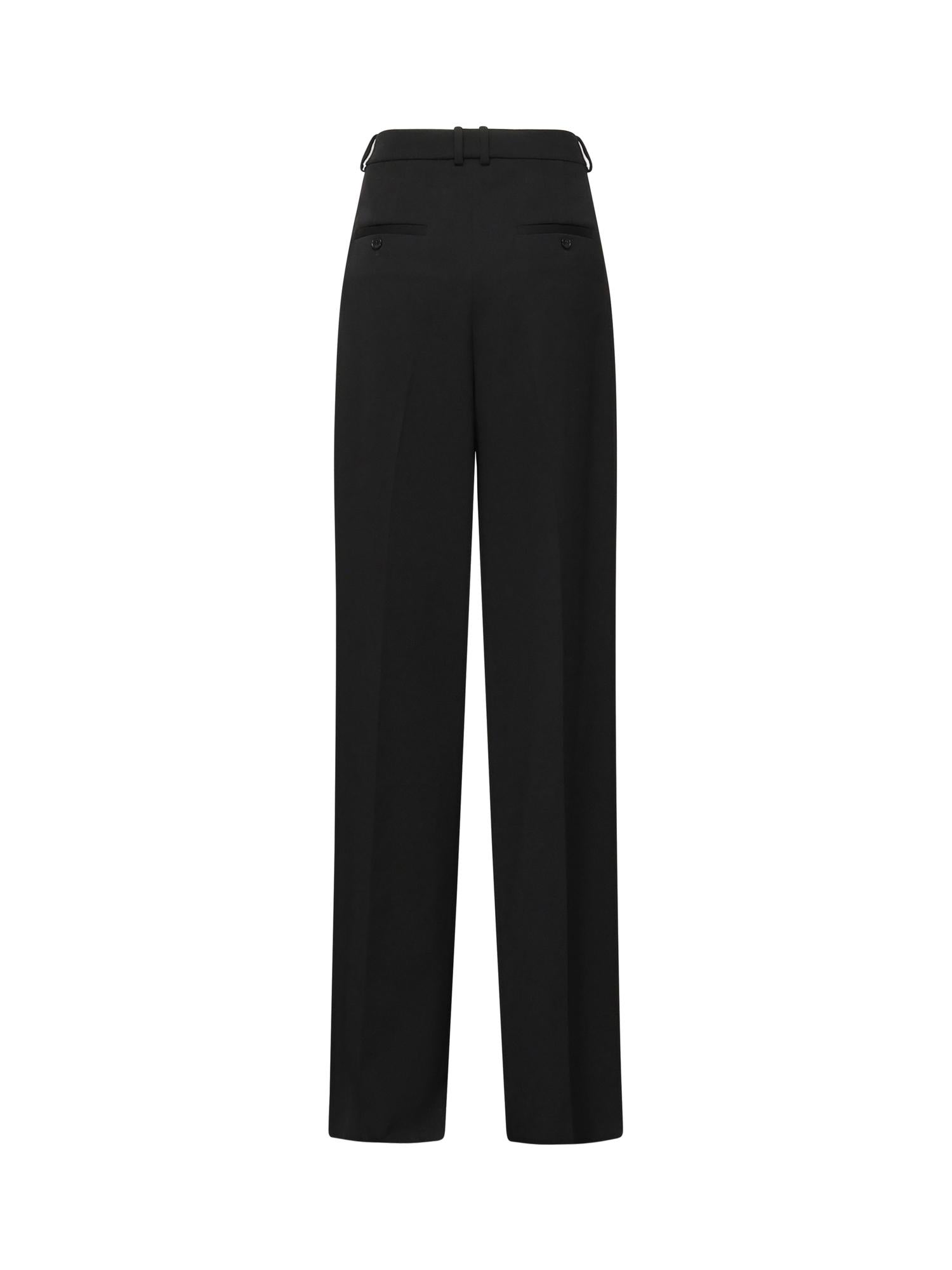 Pantaloni in grain de poudre 824389 Y7E631000 SAINT LAURENT 