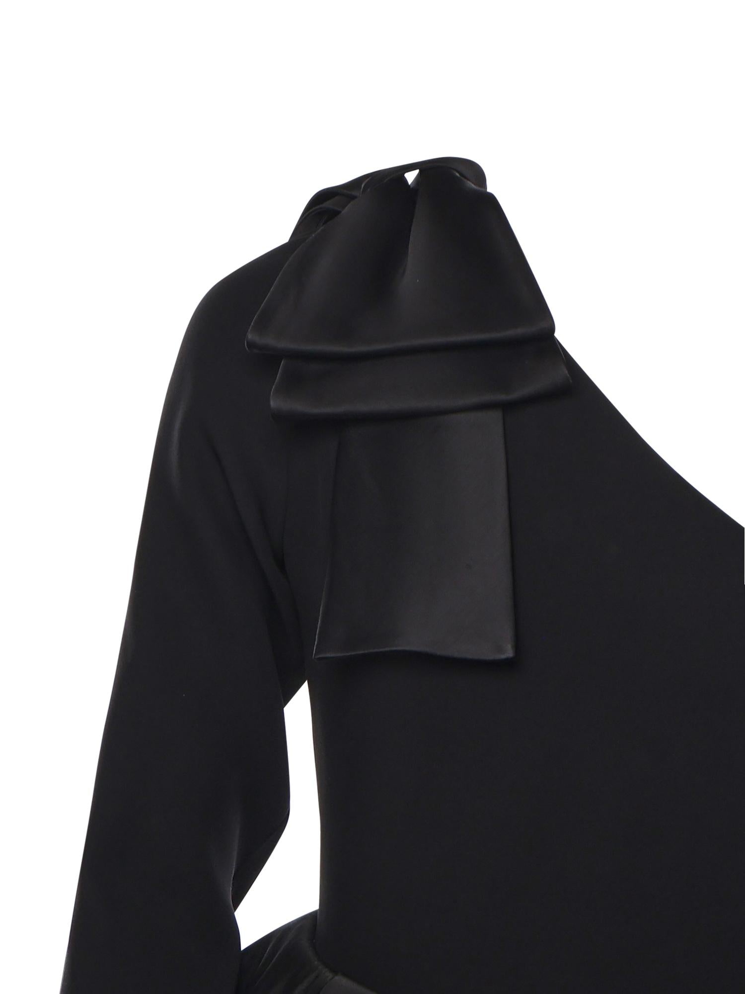 Abito monospalla con rouches 7B0VAH45 1MMZ2Q VALENTINO GARAVANI 