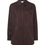 Camicia con fondo arrotondato DC5157 BROWN OTTOD'AME 