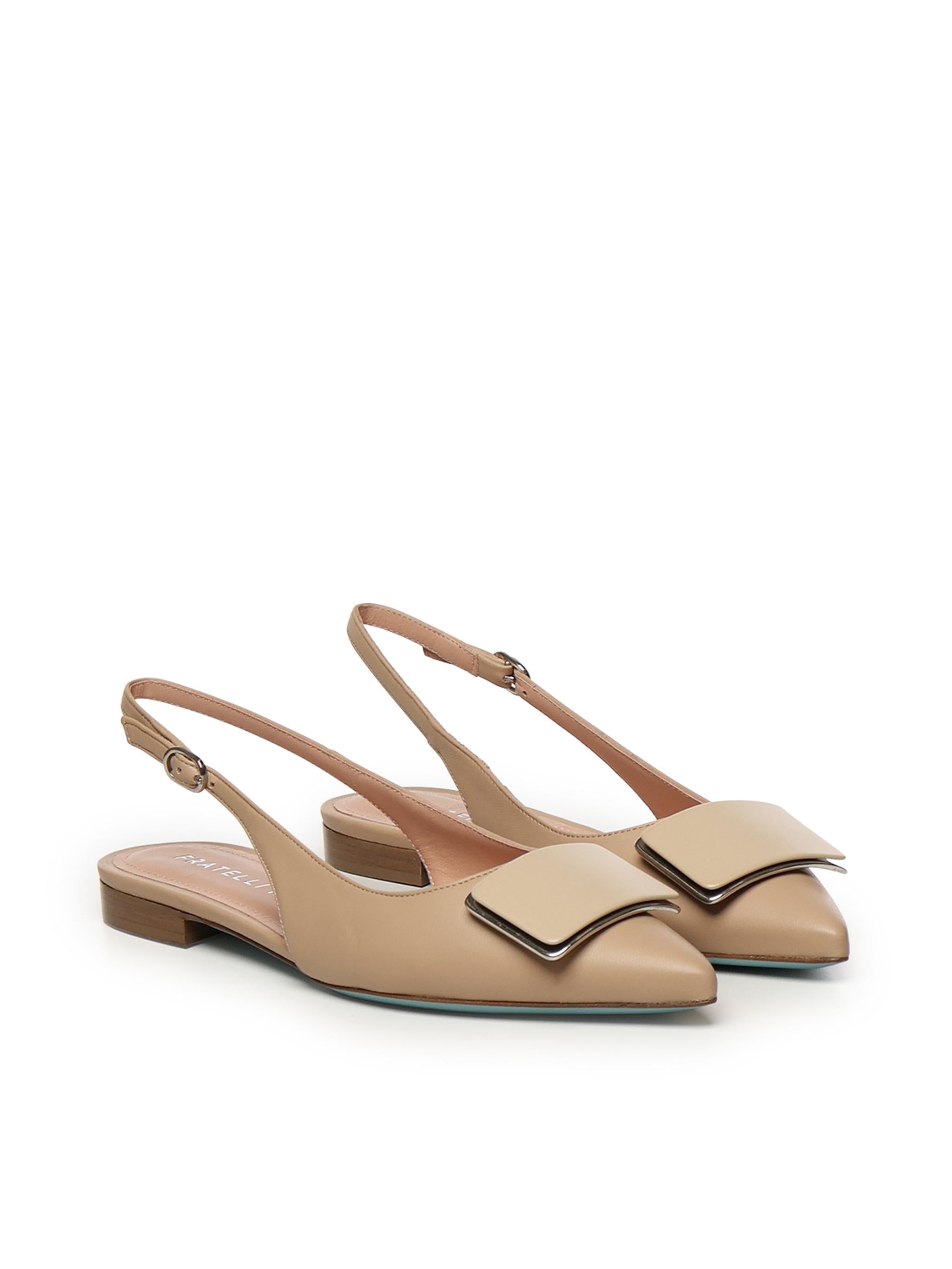 SLINGBACK ELVIRA IN NAPPA ELVIRA 2513 NAPPAFONDOTINTA FRATELLI RUSSO 