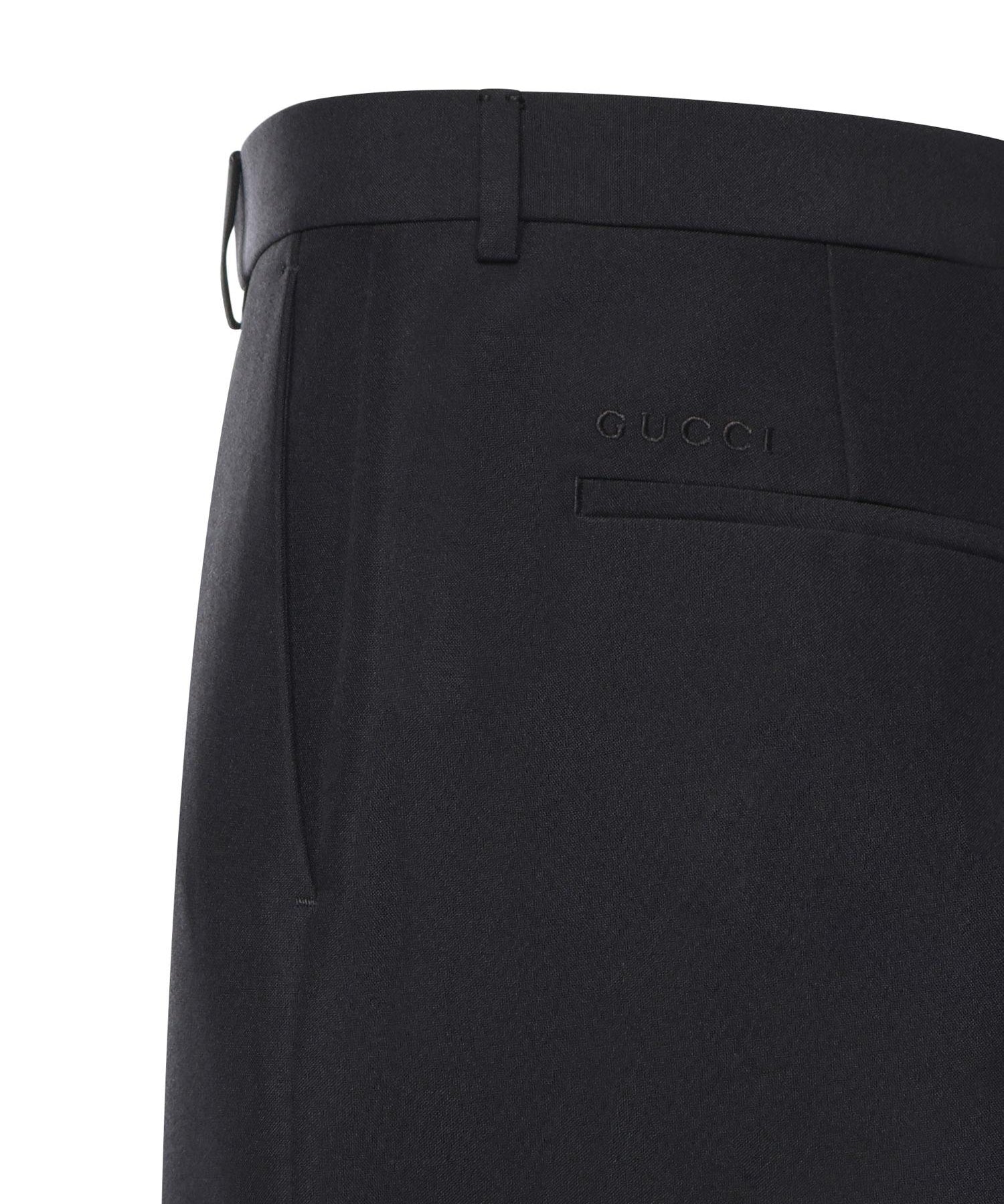 Pantalone in twill di seta 850090 Z7AYA1000 GUCCI 
